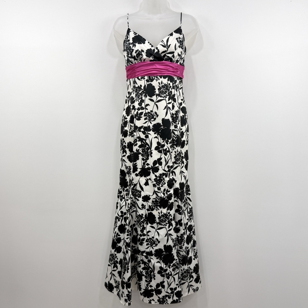 VTG Y2K Blondie Nites By Linda Bernell Dress 7 Babydoll Formal Coquette Prom